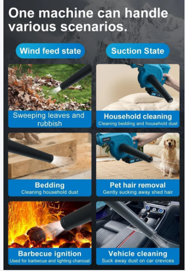 Cordless Leaf Blower Vacuum