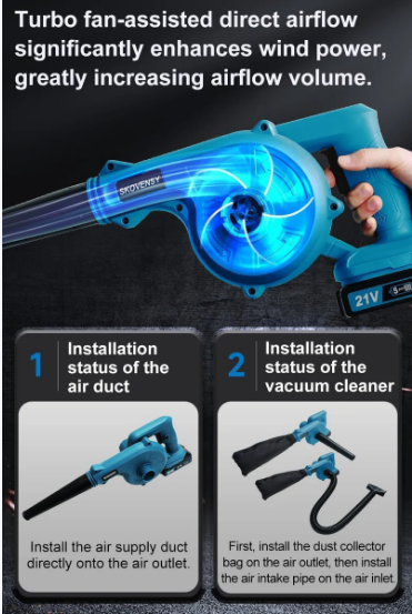 Cordless Leaf Blower Vacuum