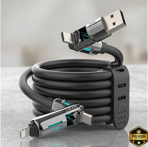 4-in-1 USB Fast Charging Cable - 240W